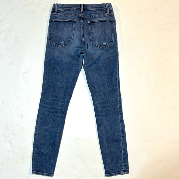 FRAME Le High Skinny Distressed Jeans 27 - Picture 3 of 9